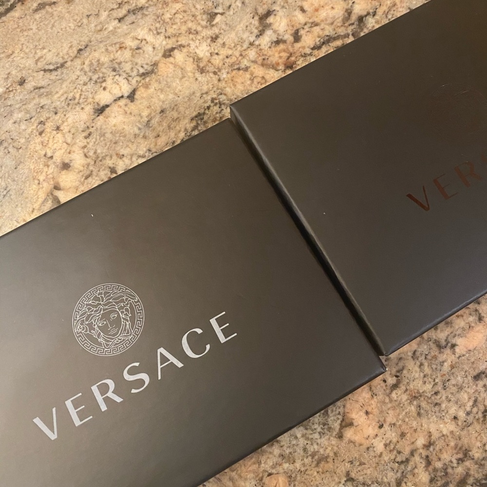 Versace hair clips